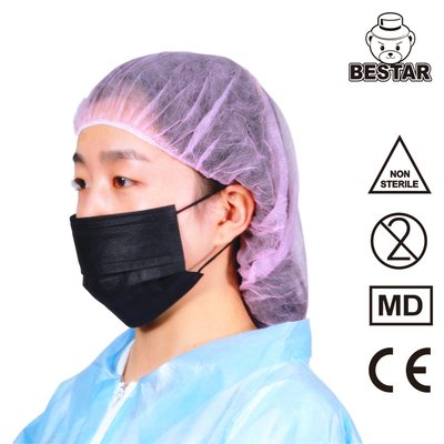 EN14683 Type I 3 Ply قناع الوجه القابل للتصرف SPP للجراحة الطبية