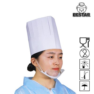 EU2016 White Catering Master Paper Chef Hat Cap للمطعم
