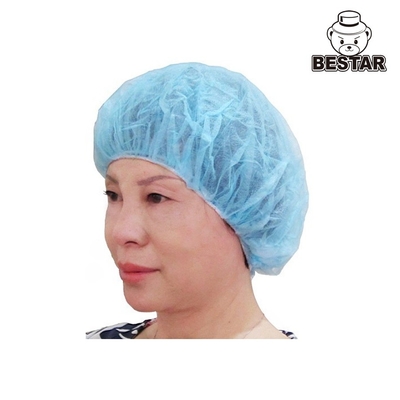 قبعات منتفخة جراحية SPP يمكن التخلص منها قبعات ممسحة زرقاء للمستشفى والطبية