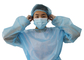 AAMI تنفس الأزرق ثوب العزلة محبوكة للجراحة